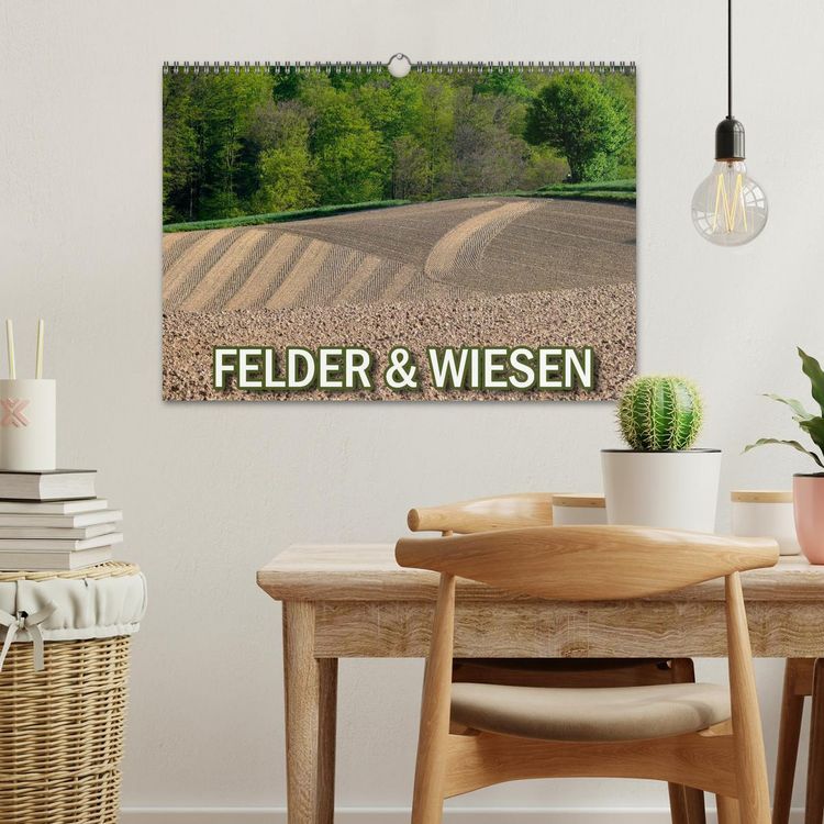 Produktbild: Felder und Wiesen (Wandkalender 2026 DIN A3 quer), CALVENDO Monatskalender