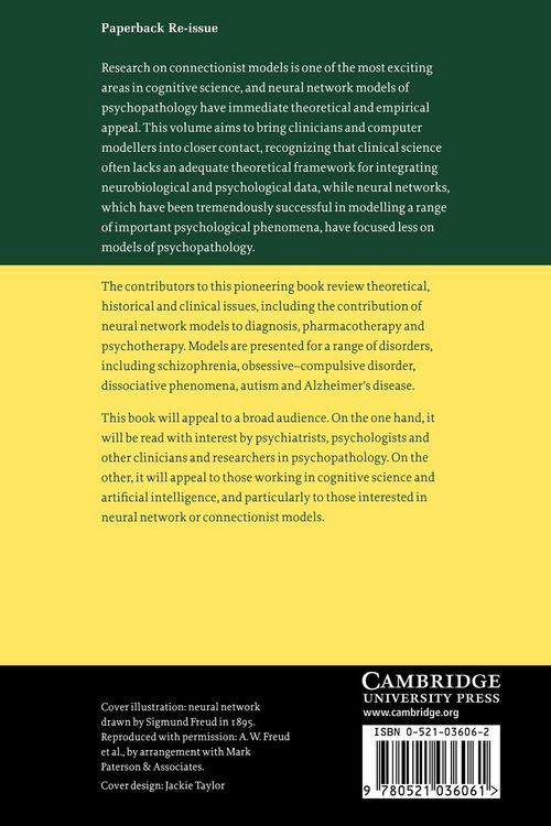 Produktbild: Neural Networks and Psychopathology