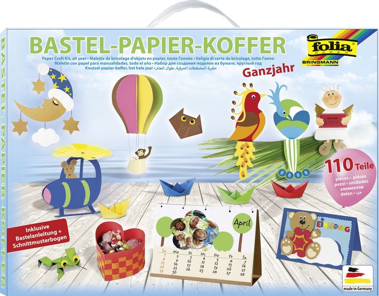 Produktbild: Folia Bastel-Koffer GANZJAHR I , 110-teilig