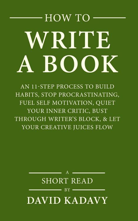 Produktbild: How to Write a Book