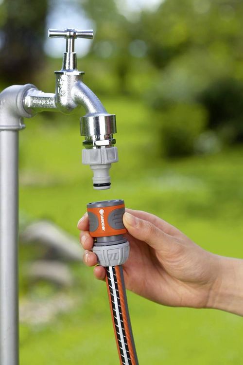 Produktbild: GARDENA 18279-20 GARDENA Schlauchverbinder-Satz 13mm (&frac12;&ldquo;) &ndash; 15mm (5/8&ldquo;) Kunststoff Schlauch-Verbinder 13 mm (1/2") &Oslash;
