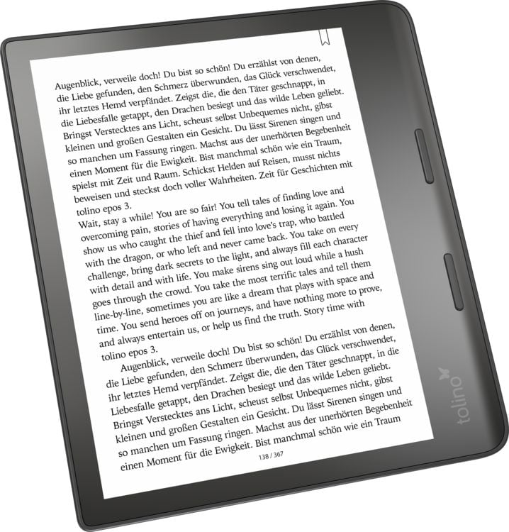 Produktbild: eReader tolino epos 3