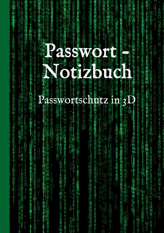 Produktbild: Passwort - Notizbuch