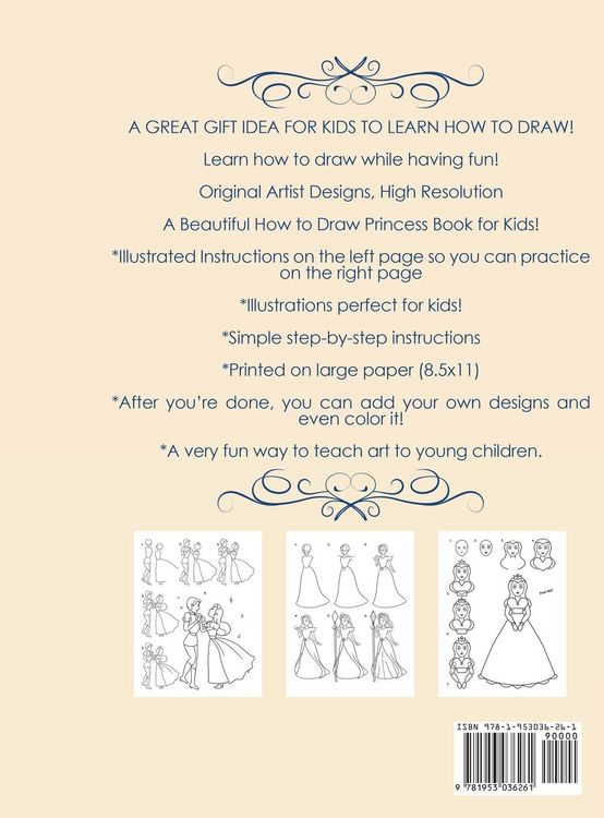 Produktbild: How to Draw Princess Books for Kids