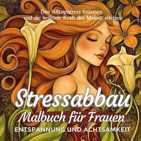 Produktbild: Stressabbau Malbuch f&uuml;r Frauen Entspannung und Achtsamkeit