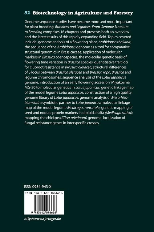 Produktbild: Brassicas and Legumes From Genome Structure to Breeding