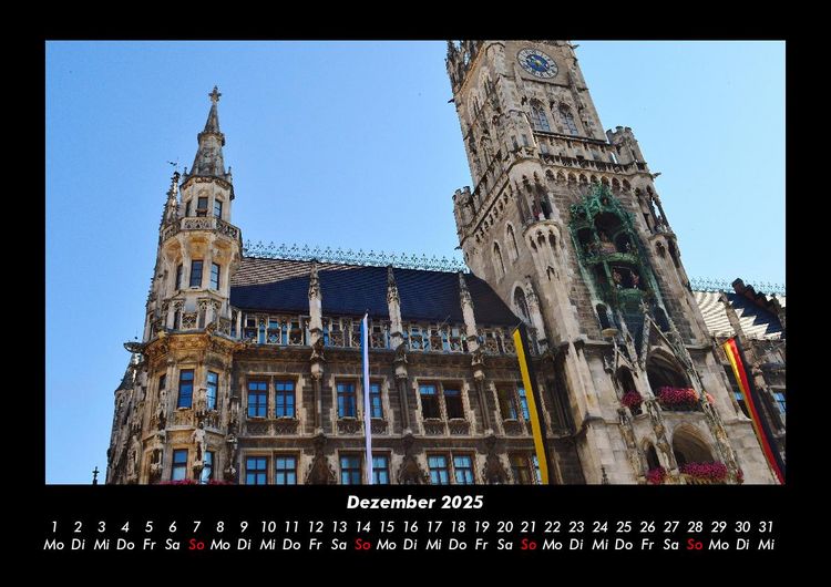 Produktbild: M&uuml;nchen 2025 Fotokalender DIN A3