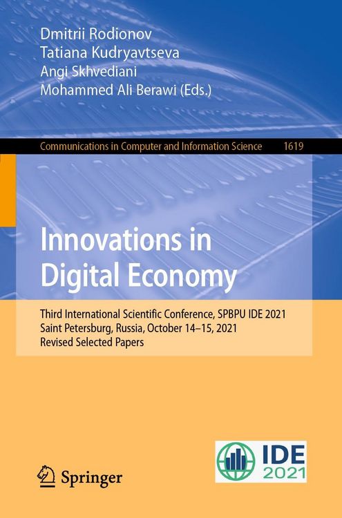 Produktbild: Innovations in Digital Economy