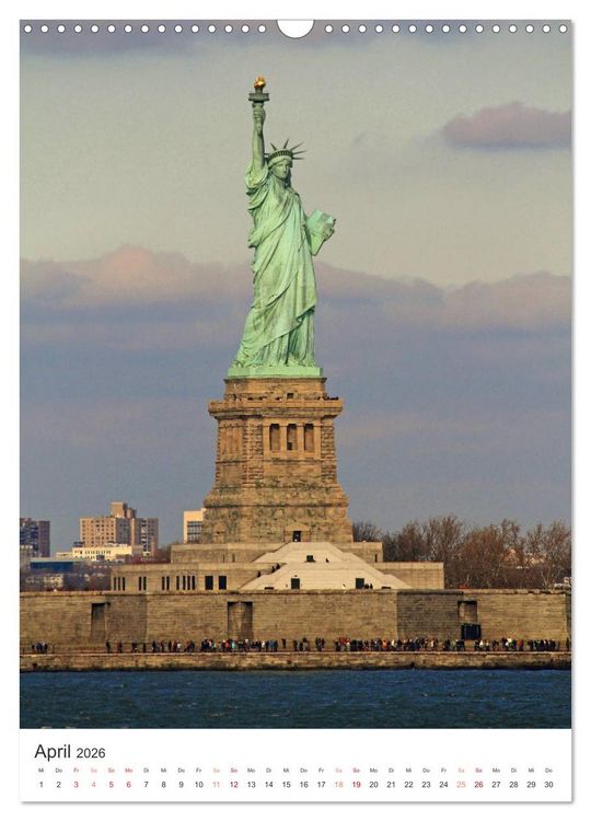 Produktbild: New York - sehenswertes Manhattan bei Tag und Nacht (Wandkalender 2026 DIN A3 hoch), CALVENDO Monatskalender