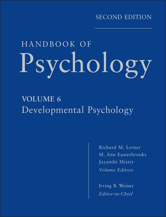 Produktbild: Handbook of Psychology, Developmental Psychology