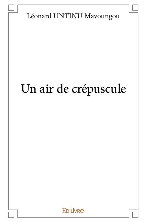 Produktbild: Un air de crepuscule