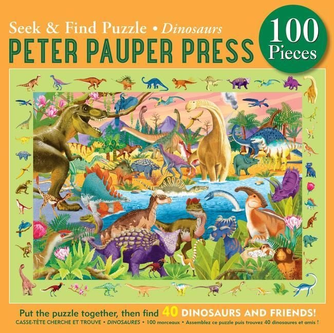 Produktbild: Dinosaurs Seek & Find 100-Piece Jigsaw Puzzle