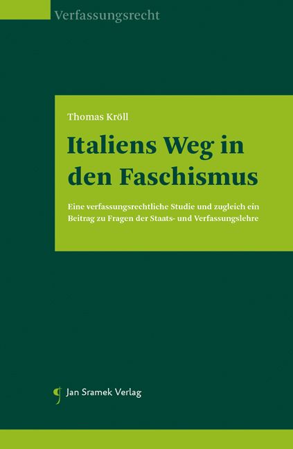 Produktbild: Italiens Weg in den Faschismus