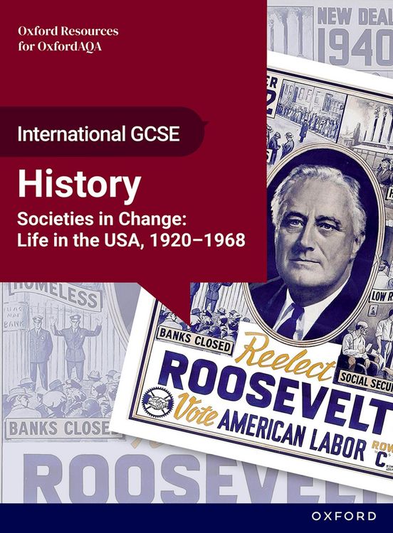 Produktbild: OxfordAQA International GCSE History (9245): Studies in Change: Life in the USA, 1920-1968 Student Book