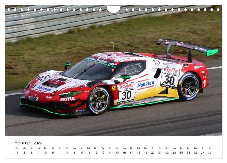 Produktbild: VLN Langstrecken Meisterschaft (Wandkalender 2026 DIN A4 quer), CALVENDO Monatskalender