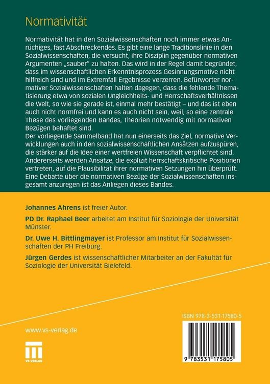 Produktbild: Normativit&auml;t