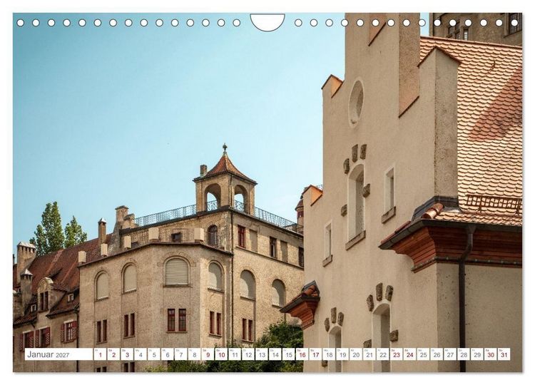 Produktbild: Sommerliches Sigmaringen (Wandkalender 2027 DIN A4 quer), CALVENDO Monatskalender