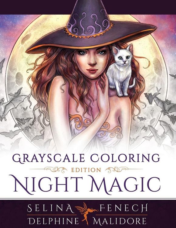 Produktbild: Night Magic - Grayscale Coloring Edition