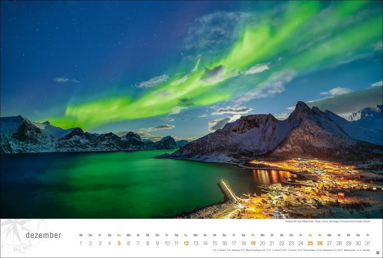Produktbild: Skandinavien Globetrotter Kalender 2027 - Von stillen W&auml;ldern, Seen und Fjorden
