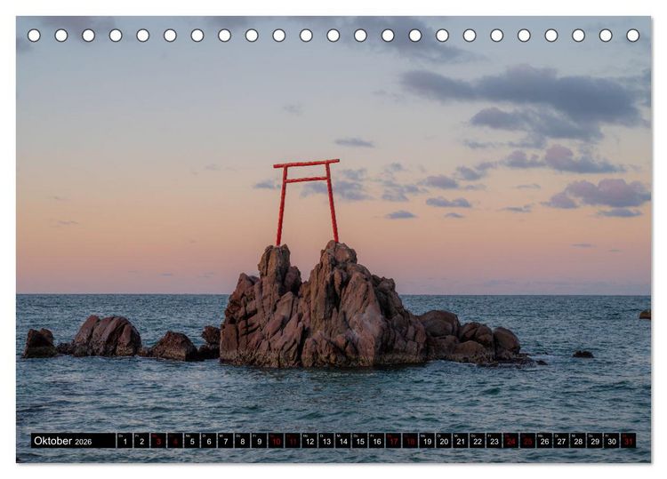 Produktbild: Kaleidoskop Japan (Tischkalender 2026 DIN A5 quer), CALVENDO Monatskalender