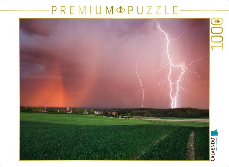 Produktbild: CALVENDO Puzzle Ein Motiv aus dem Kalender Gewitterwelten | 1000 Teile Lege-Gr&ouml;&szlig;e 64x48cm Foto-Puzzle f&uuml;r gl&uuml;ckliche Stunden