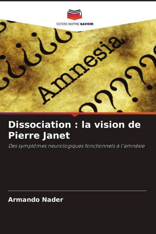 Produktbild: Dissociation : la vision de Pierre Janet