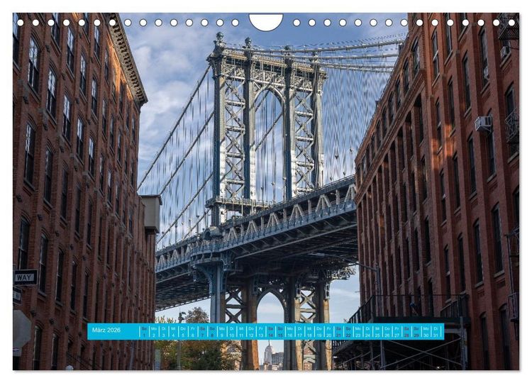 Produktbild: Sechs Tage New York (Wandkalender 2026 DIN A4 quer), CALVENDO Monatskalender