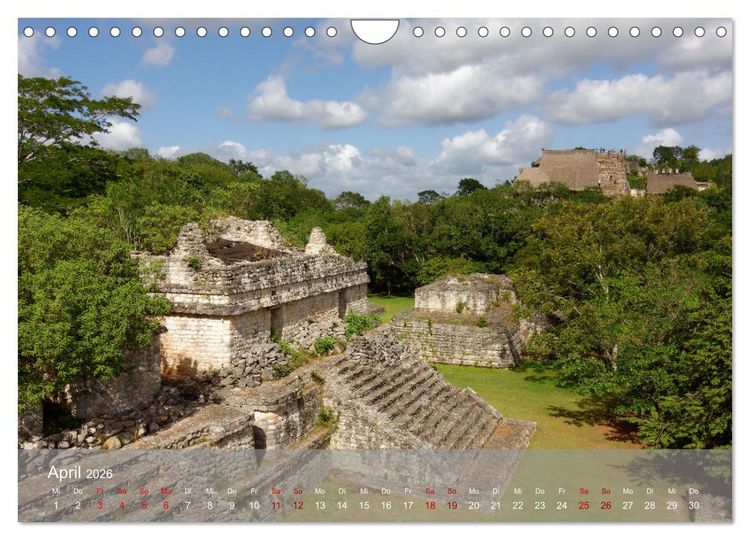 Produktbild: Bekanntes und Unbekanntes MEXIKO (Wandkalender 2026 DIN A4 quer), CALVENDO Monatskalender