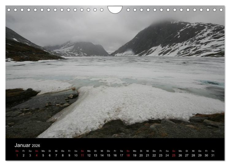 Produktbild: Norwegen 2026 (Wandkalender 2026 DIN A4 quer), CALVENDO Monatskalender