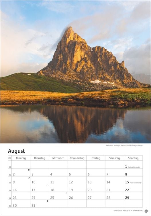 Produktbild: Alpen Kalender 2027