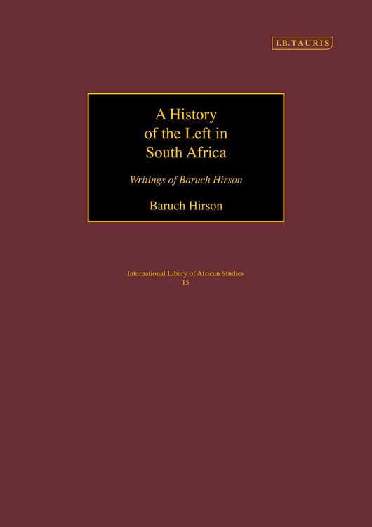 Produktbild: A History of the Left in South Africa