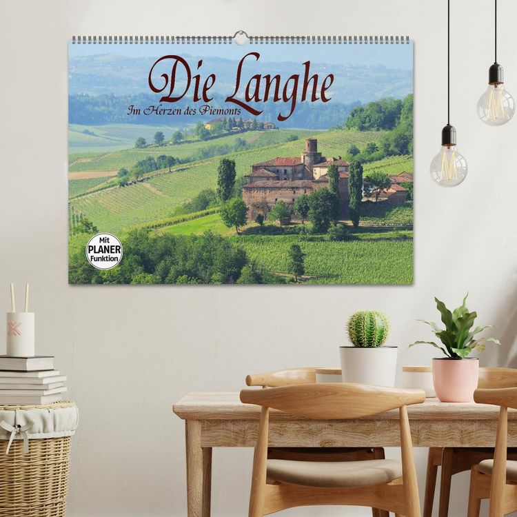 Produktbild: Die Langhe - Im Herzen des Piemonts (Wandkalender 2026 DIN A2 quer), CALVENDO Monatskalender