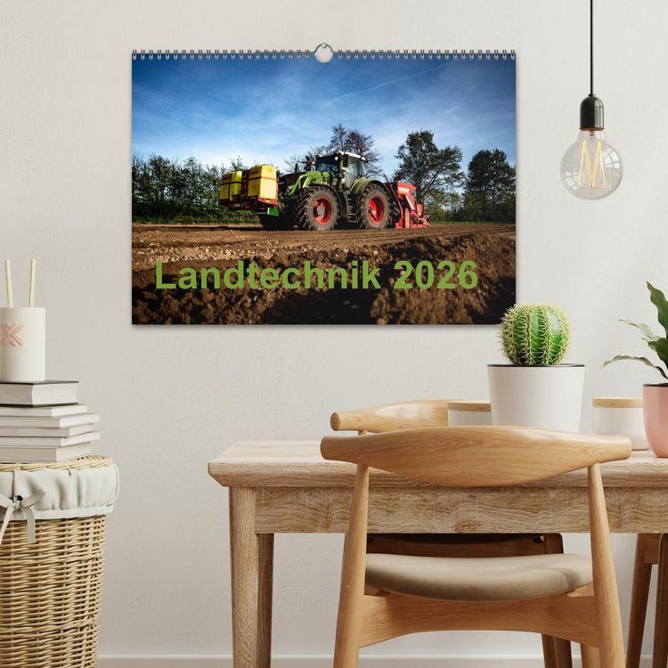 Produktbild: Landtechnik 2026 (Wandkalender 2026 DIN A3 quer), CALVENDO Monatskalender