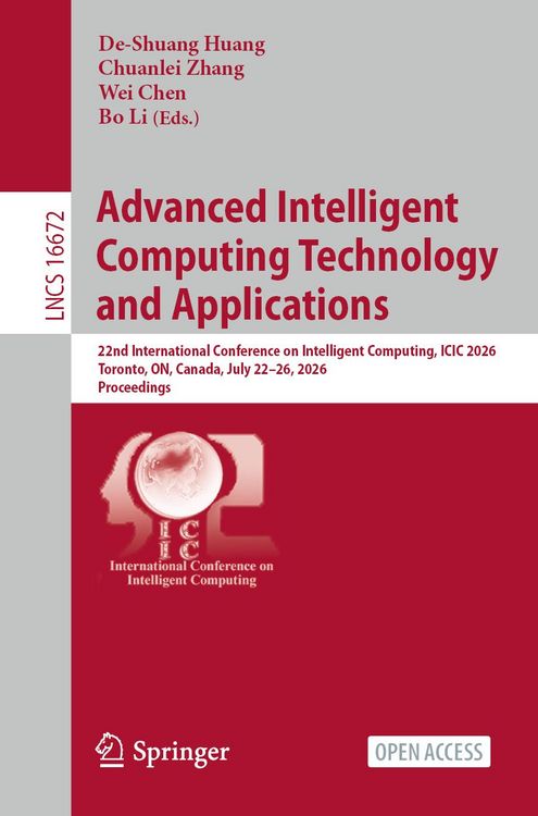 Produktbild: Advanced Intelligent Computing Technology and Applications