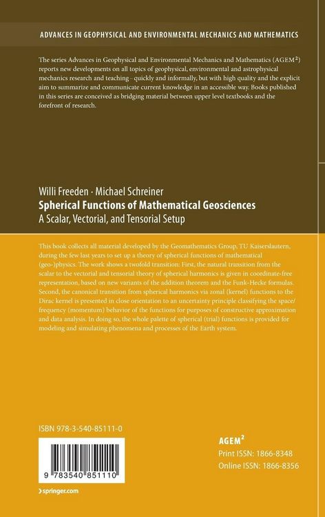 Produktbild: Spherical Functions of Mathematical Geosciences