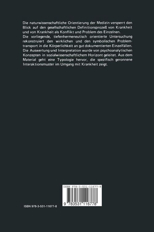 Produktbild: Krankheit, Konflikt und soziale Kontrolle