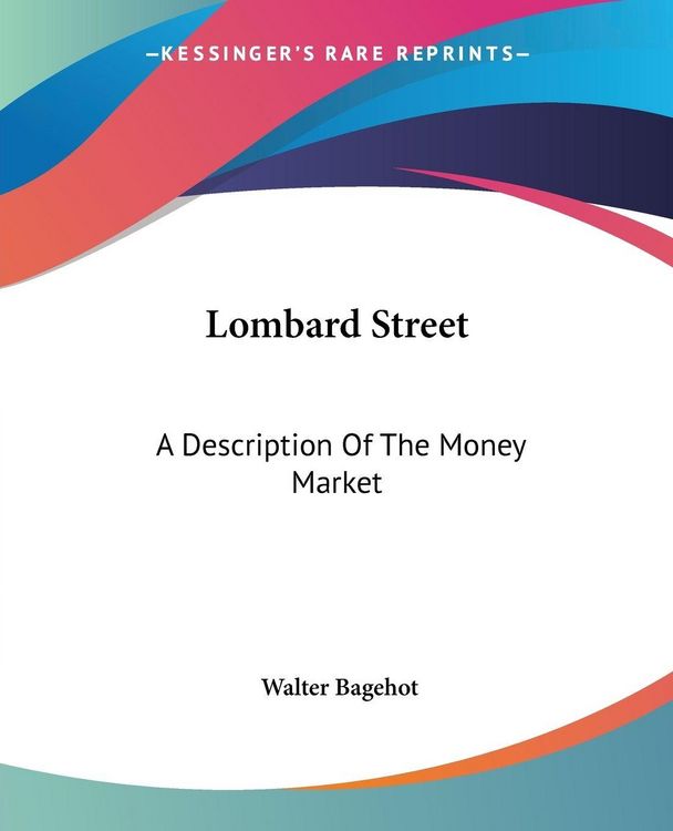 Produktbild: Bagehot, W: Lombard Street