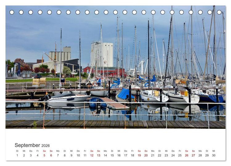 Produktbild: Heiligenhafen immer wieder (Tischkalender 2026 DIN A5 quer), CALVENDO Monatskalender