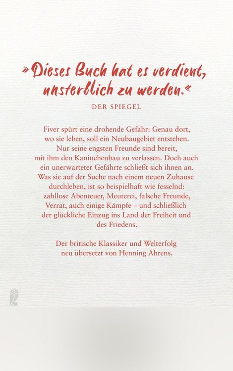 Produktbild: Unten am Fluss &ndash; &raquo;Watership Down&laquo;