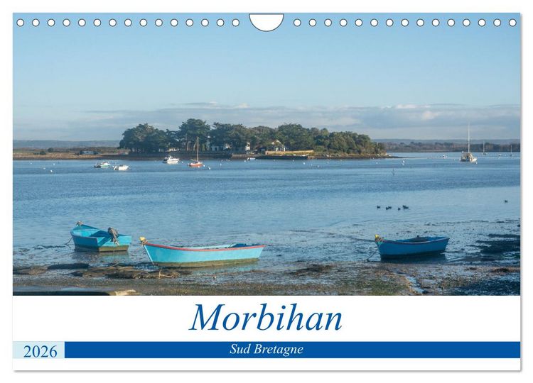 Produktbild: Morbihan, Sud Bretagne (Calendrier mural 2026 DIN A4 vertical), CALVENDO calendrier mensuel