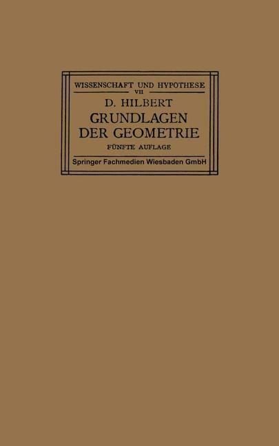 Produktbild: Grundlagen der Geometrie