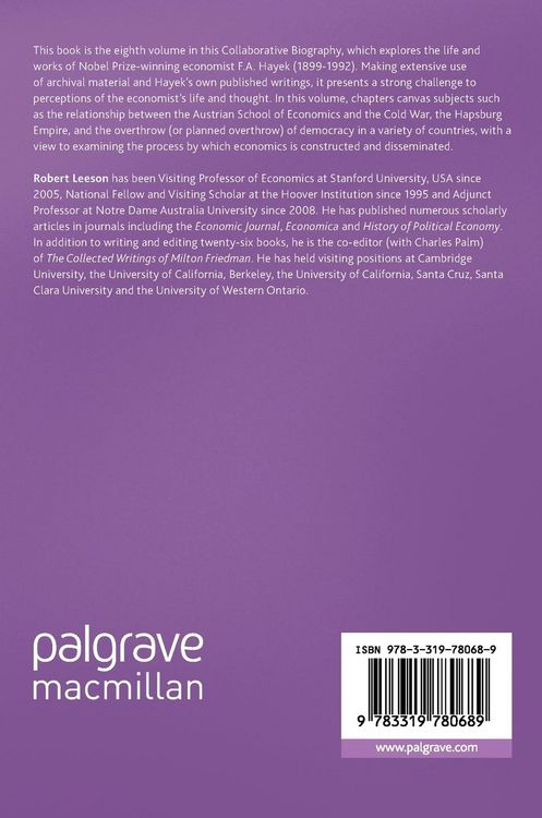 Produktbild: Hayek: A Collaborative Biography