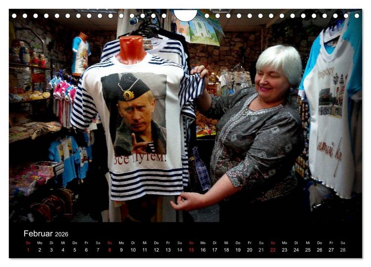 Produktbild: GESICHTER RUSSLANDS 2026 (Wandkalender 2026 DIN A4 quer), CALVENDO Monatskalender