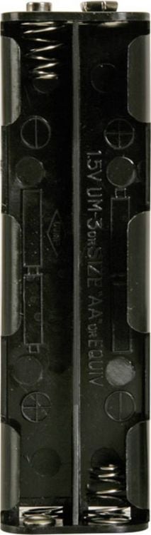 Produktbild: Velleman BH382B Batteriehalter 8x Mignon (AA) Druckknopfanschluss (L x B x H) 108.5 x 31.5 x 29.5 mm