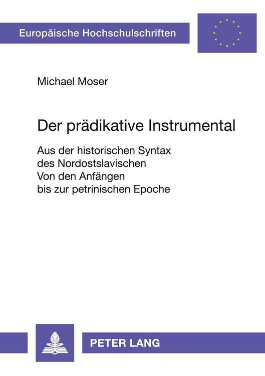 Produktbild: Der pr&auml;dikative Instrumental