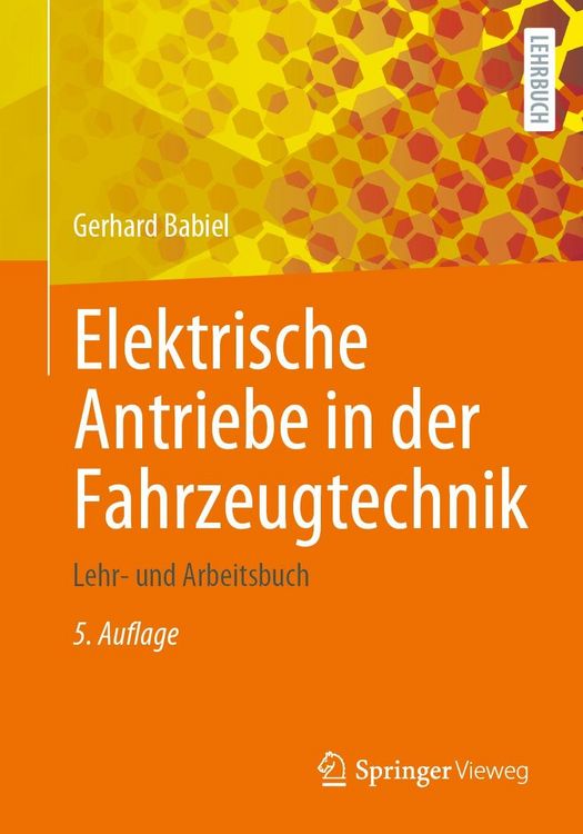 Produktbild: Elektrische Antriebe in der Fahrzeugtechnik