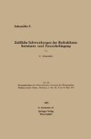 Produktbild: Zeitliche Schwankungen der Refraktionskonstante und Fernrohrbiegung