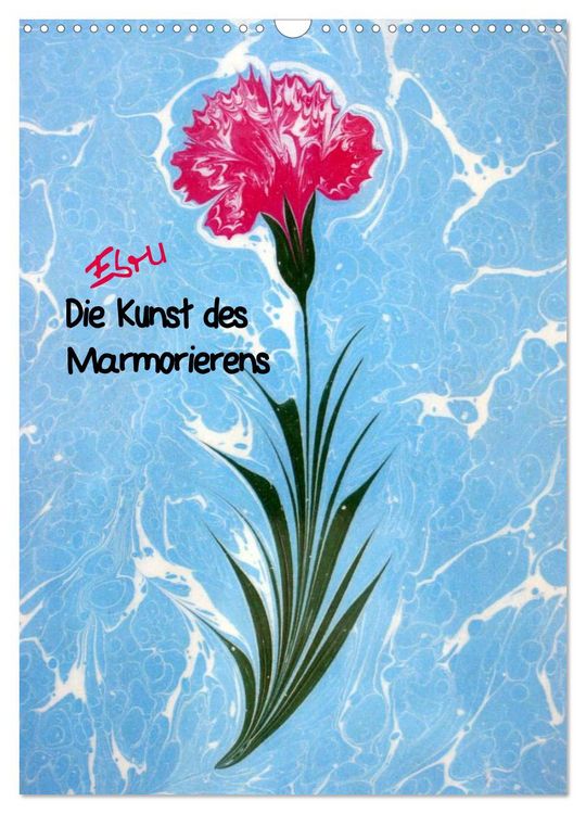 Produktbild: Ebru - Marmorieren auf Wasser (Wandkalender 2026 DIN A3 hoch), CALVENDO Monatskalender