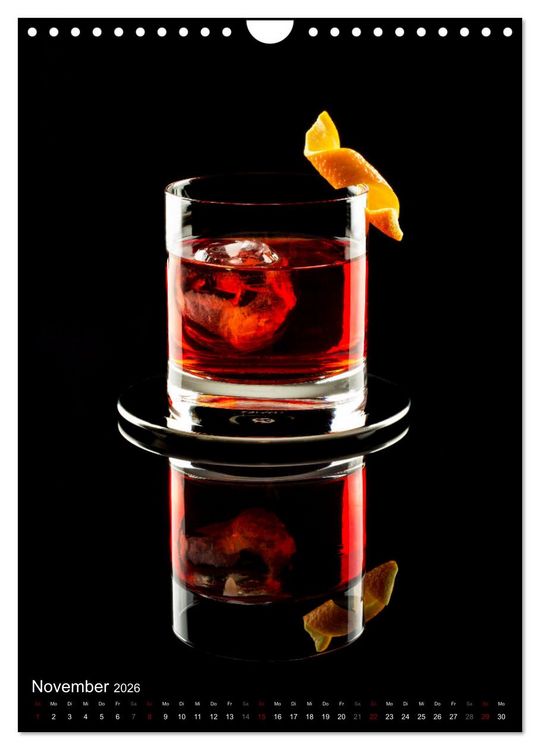 Produktbild: Cocktails und Longdrinks (Wandkalender 2026 DIN A4 hoch), CALVENDO Monatskalender