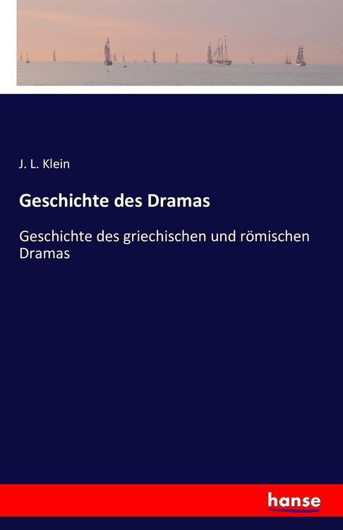 Produktbild: Geschichte des Dramas